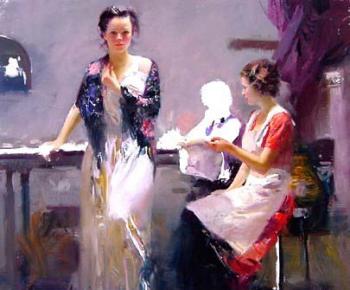 皮諾 丹尼爾 Pino Daeni painting